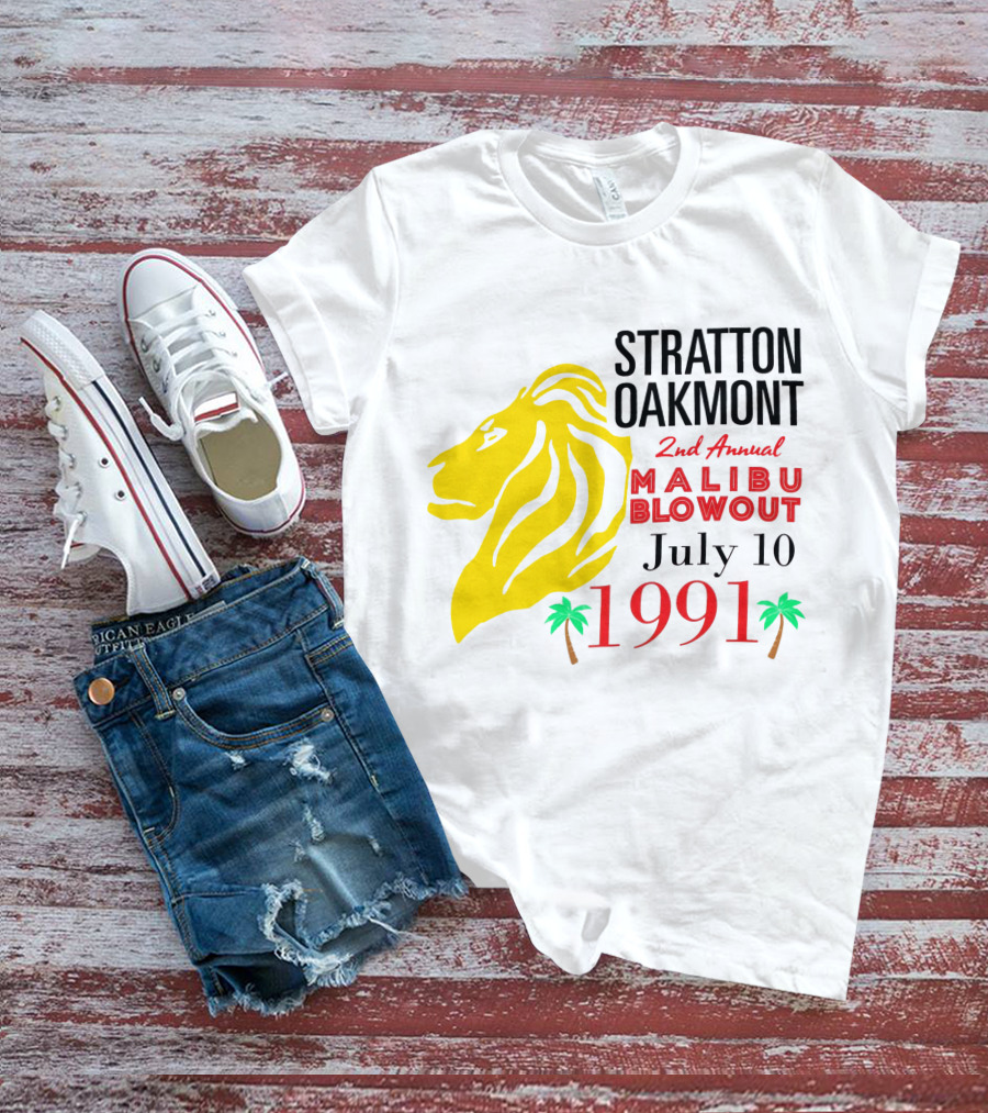 Stratton Oakmont 2nd Annual Malibu Blowout July 10 1991 T-Shirt