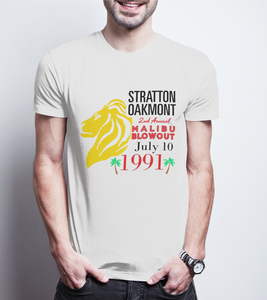 Stratton Oakmont 2nd Annual Malibu Blowout July 10 1991 T-Shirt