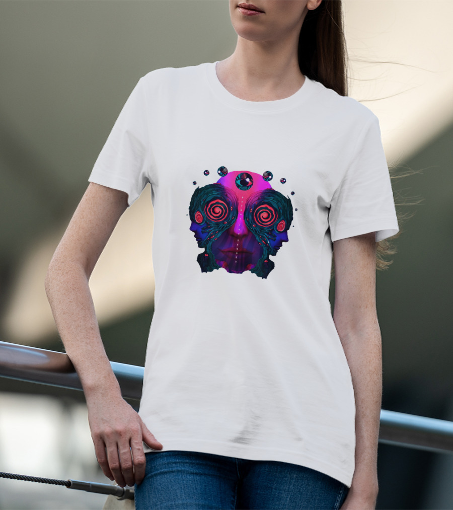 Rezz Beyond The Senses Psychedelic Faces T-Shirt
