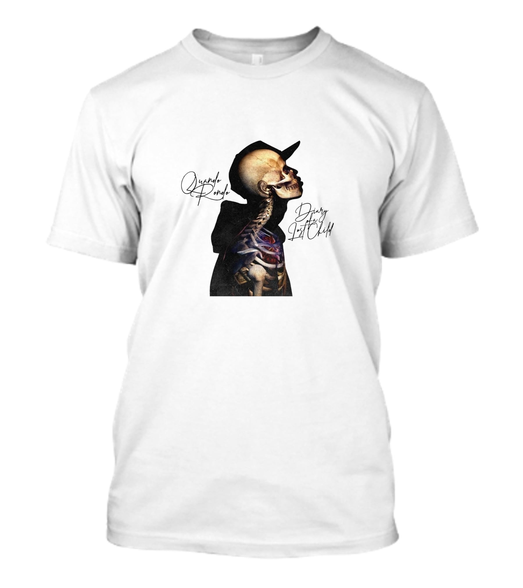 Quando Rondo Skeleton Hoodie Diary Of A Lost Child T-Shirt