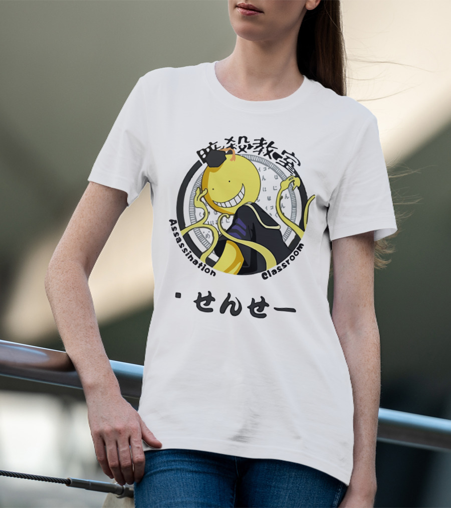 Assassination Classroom Koro Sensei Logo せんせー Icon T-Shirt