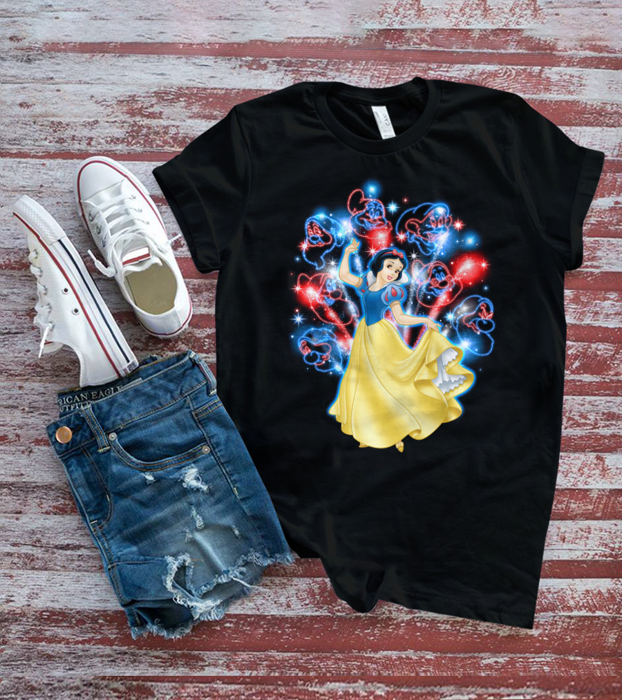 Snow White And Genie Firework Extravaganza T-Shirt