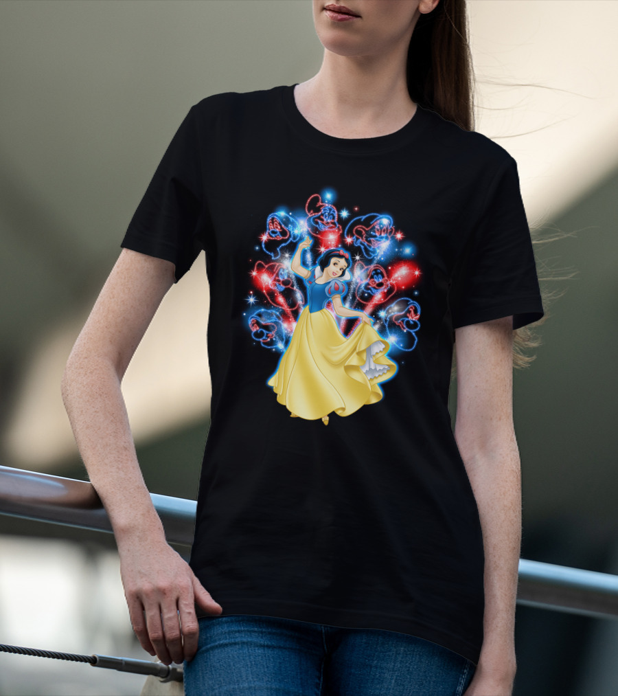 Snow White And Genie Firework Extravaganza T-Shirt