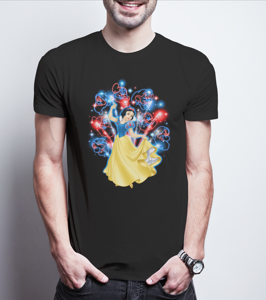 Snow White And Genie Firework Extravaganza T-Shirt