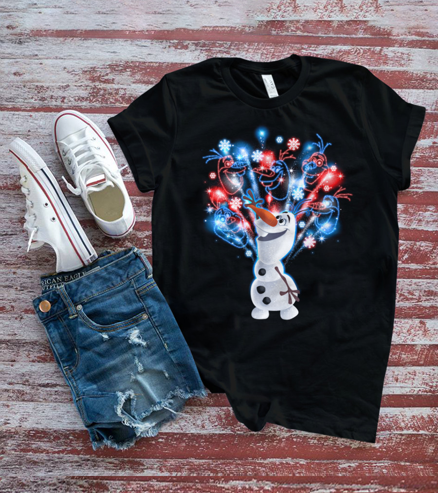 Olaf Festive Firework T-Shirt
