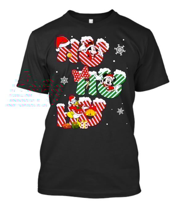 MK And DN Christmas Ho Ho Ho Holiday Fun T-Shirt