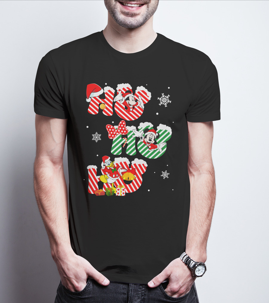 MK And DN Christmas Ho Ho Ho Holiday Fun T-Shirt