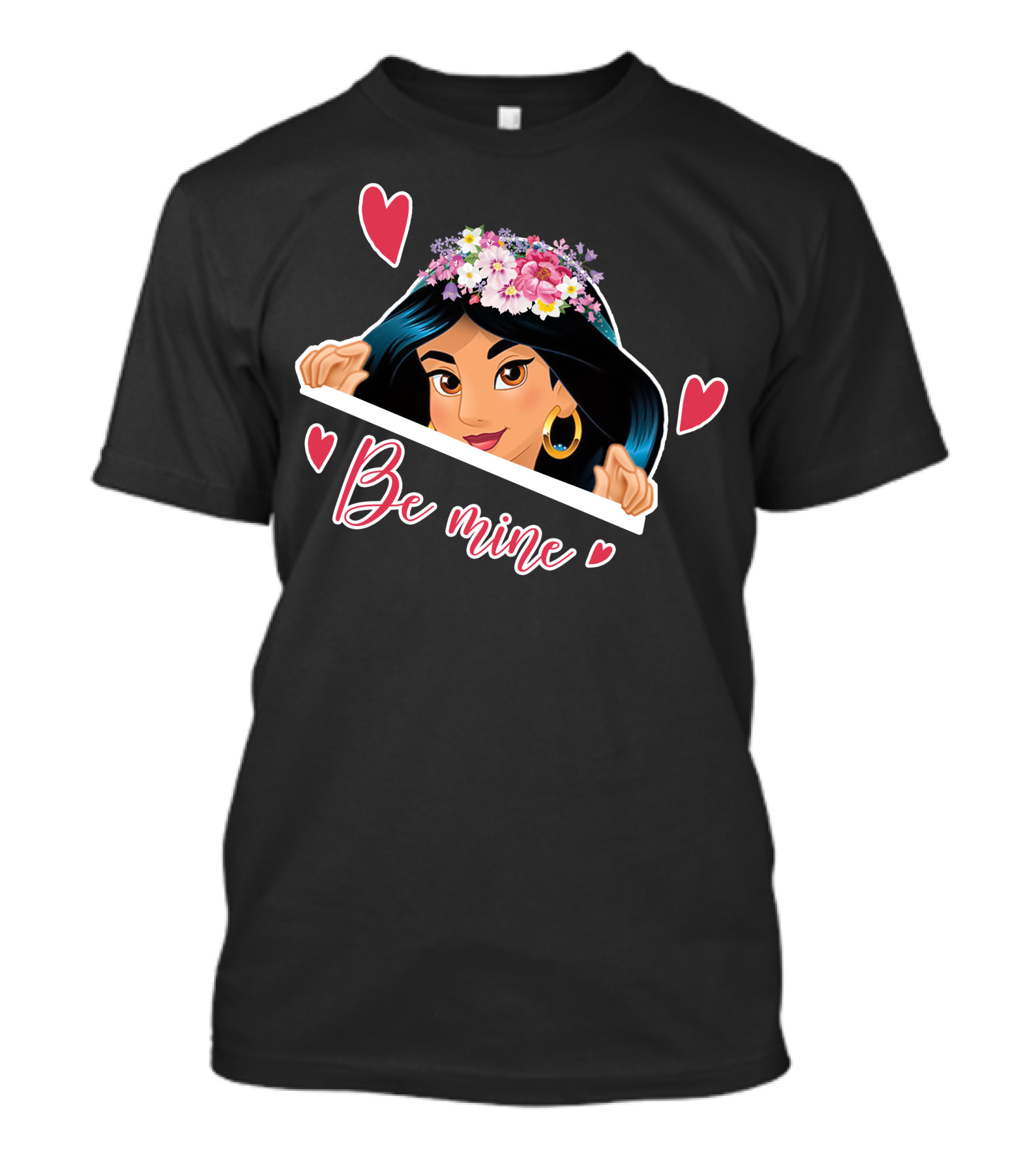 Jasmine Be Mine Floral Hearts T-Shirt