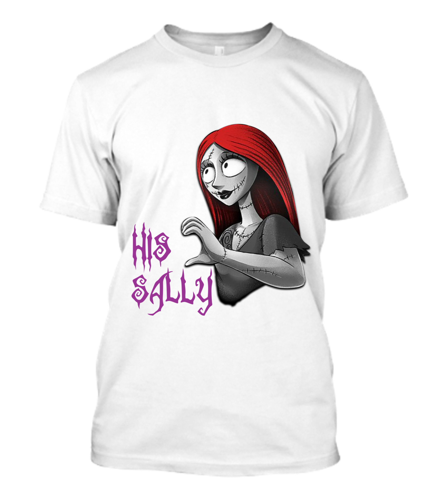 His Sally Nightmare Before Christmas Character T-Shirt