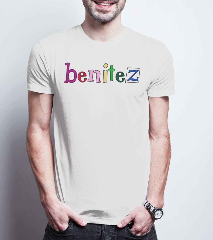 Benitez Rainbow Alphabet Letters T-Shirt