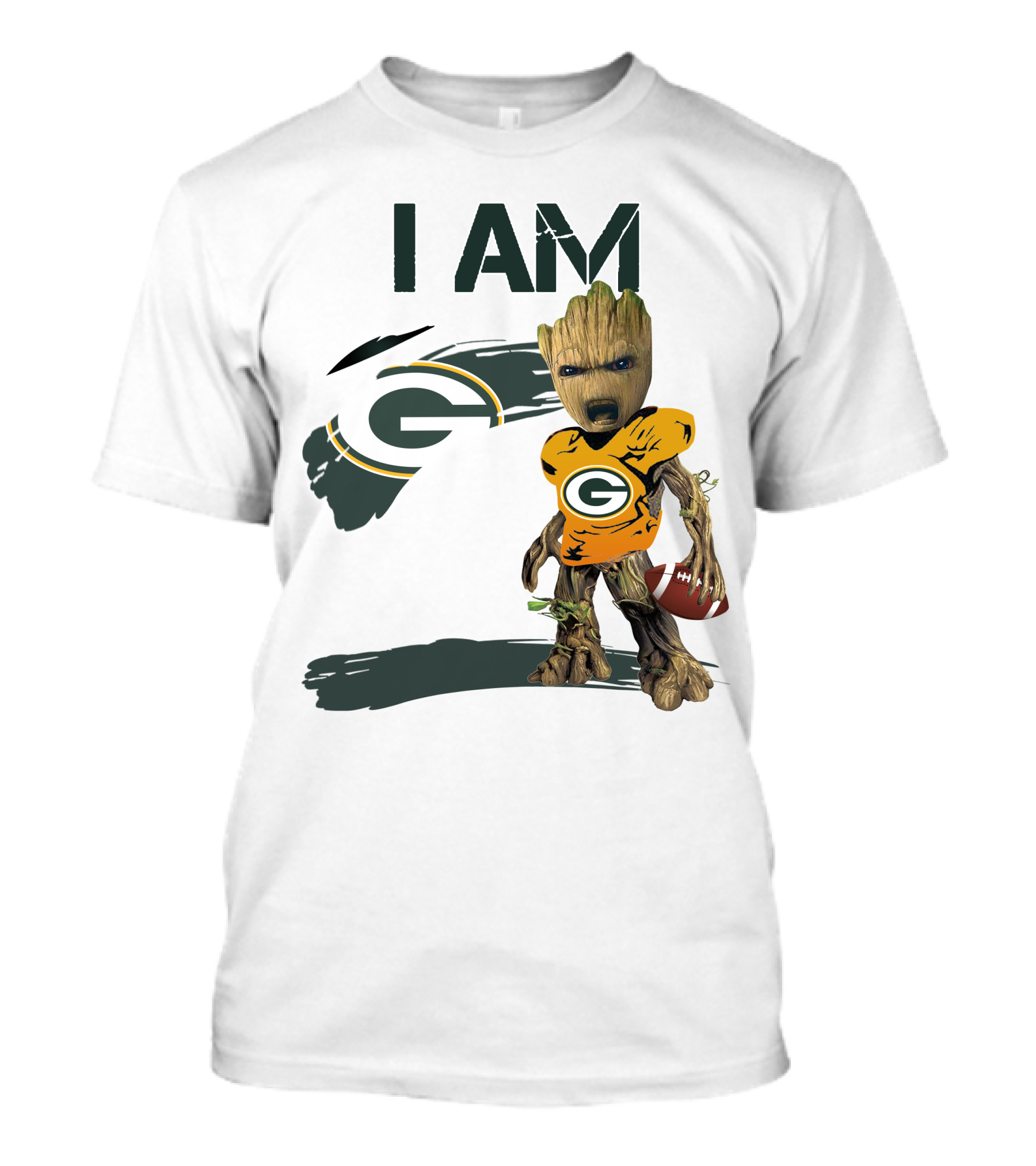 I Am Groot Green Bay Packers Football T-Shirt