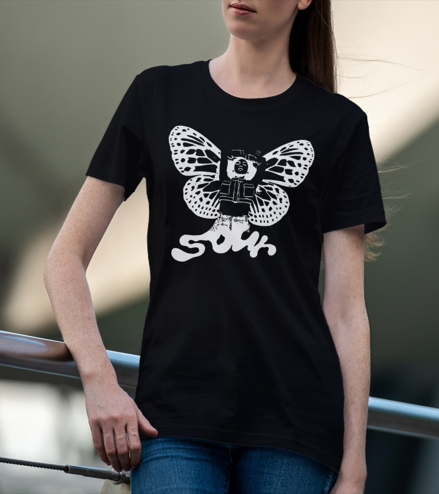 Sour Butterfly Grunge Wings Fusion T-Shirt