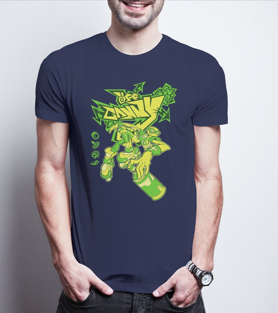 OFFCANNY New Merch Street Art Robot Graffiti T-Shirt