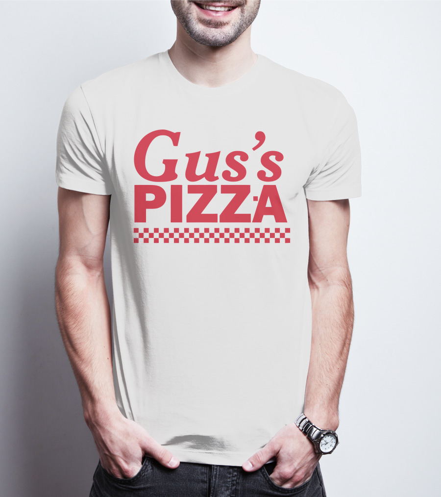 Gus's Pizza Checkered T-Shirt