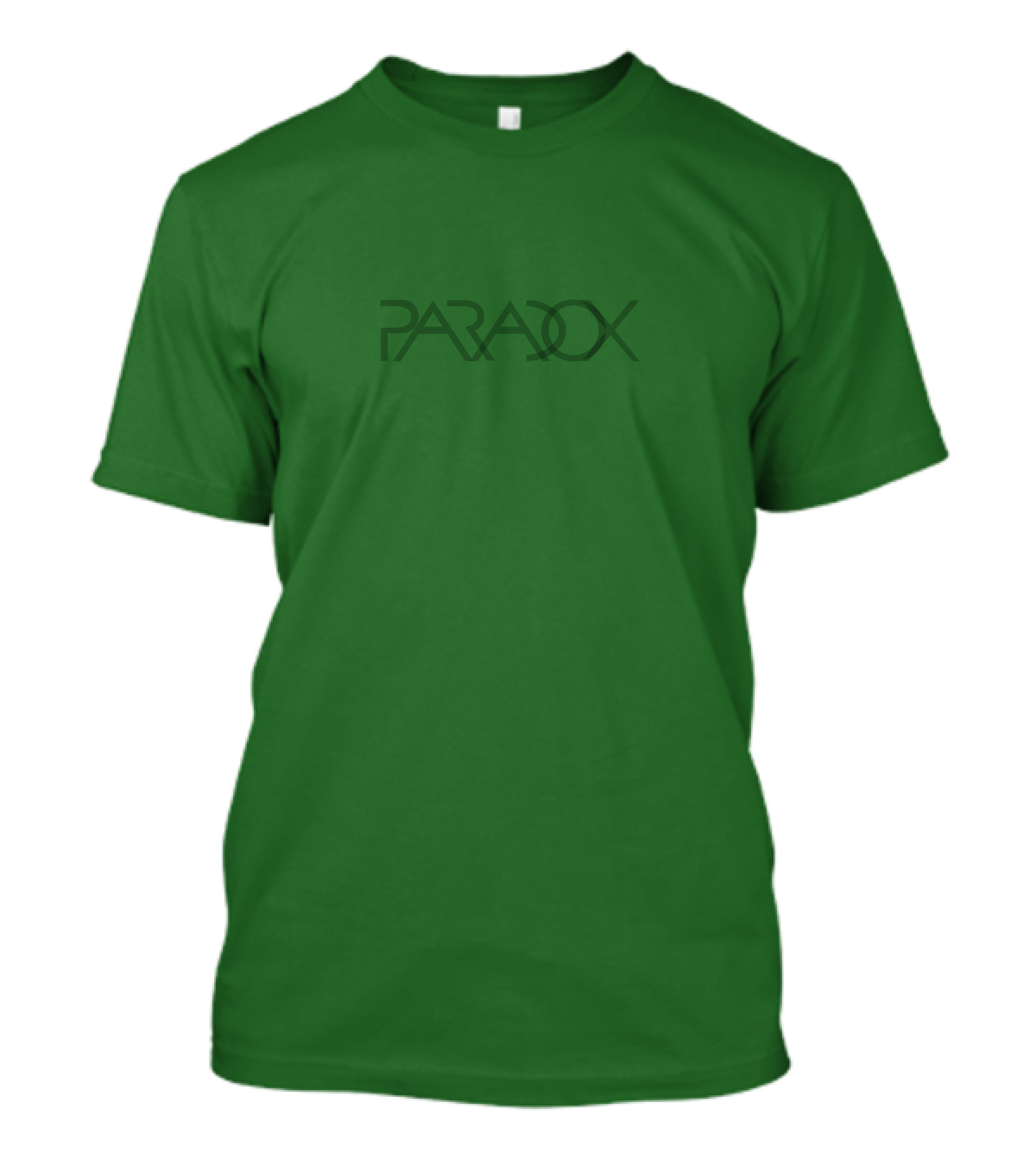 PARADOX Overlapping Letters Green T-Shirt
