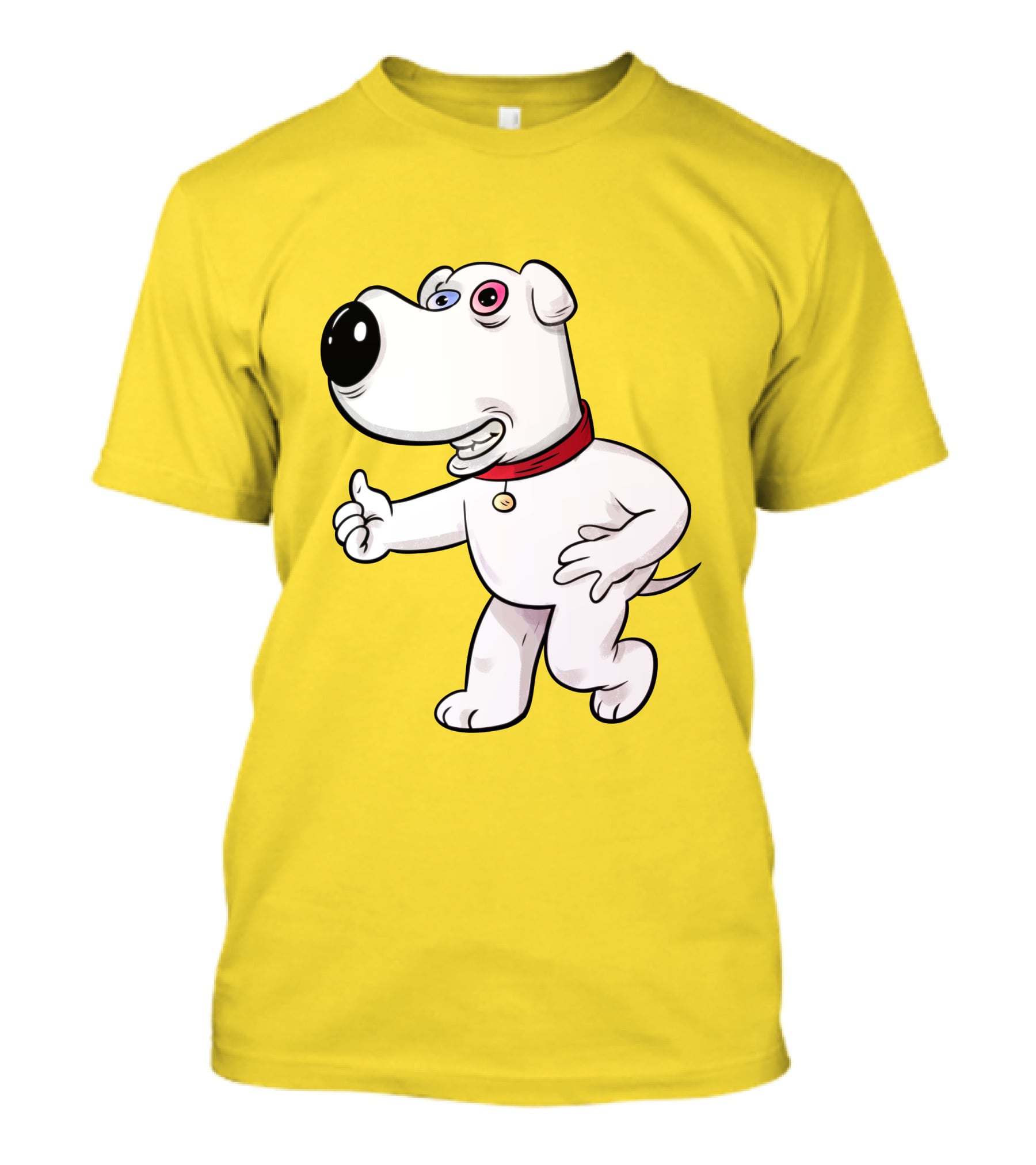 Brian Griffin Psychedelic Style Family Guy Character T-Shirt