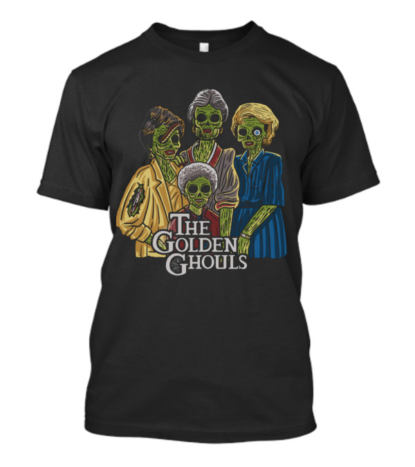 The Golden Ghouls Zombie Parody Featuring Iconic Quartet T-Shirt