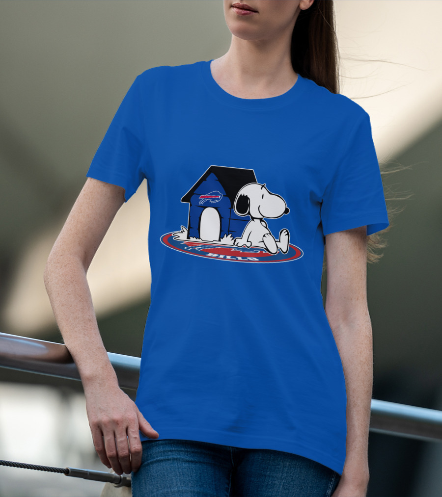 Buffalo Bills Snoopy Fan Now And Forever T-Shirt