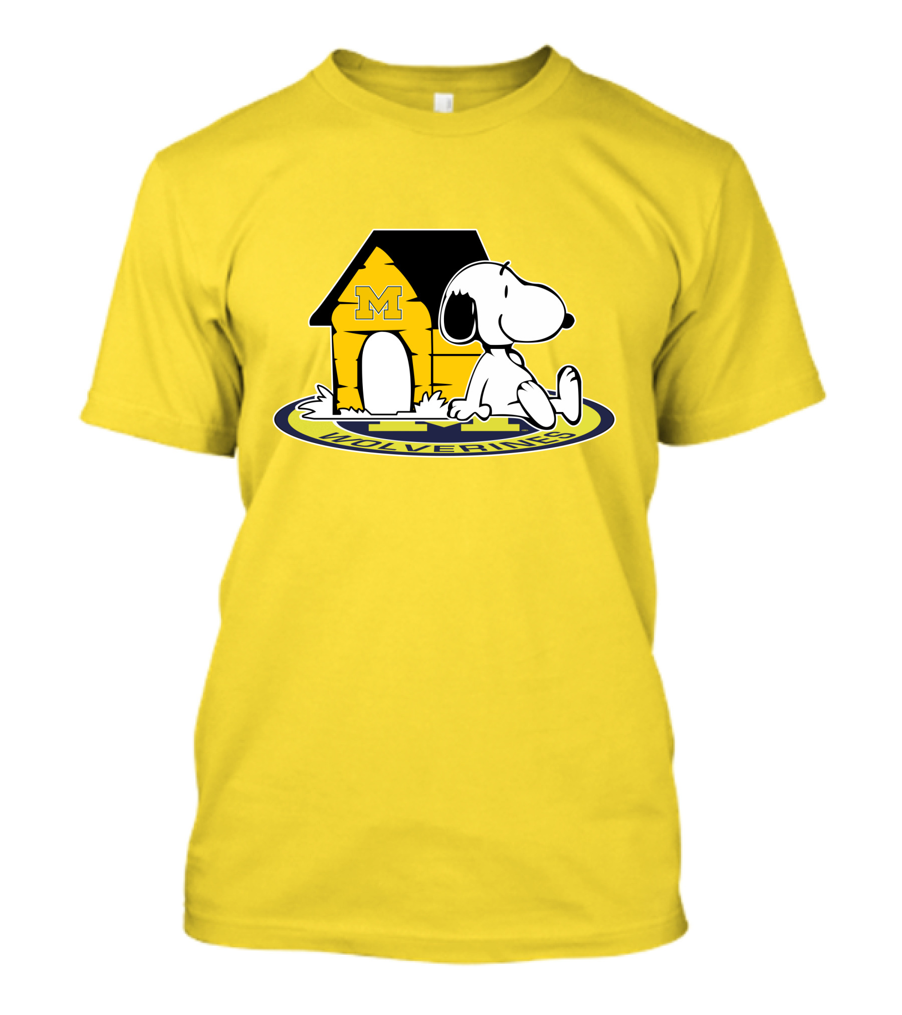 Michigan Wolverines Snoopy M Fan Now And Forever T-Shirt