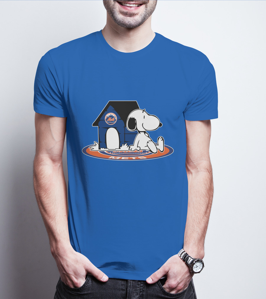 New York Mets Baseball Fan Now And Forever Snoopy T-Shirt