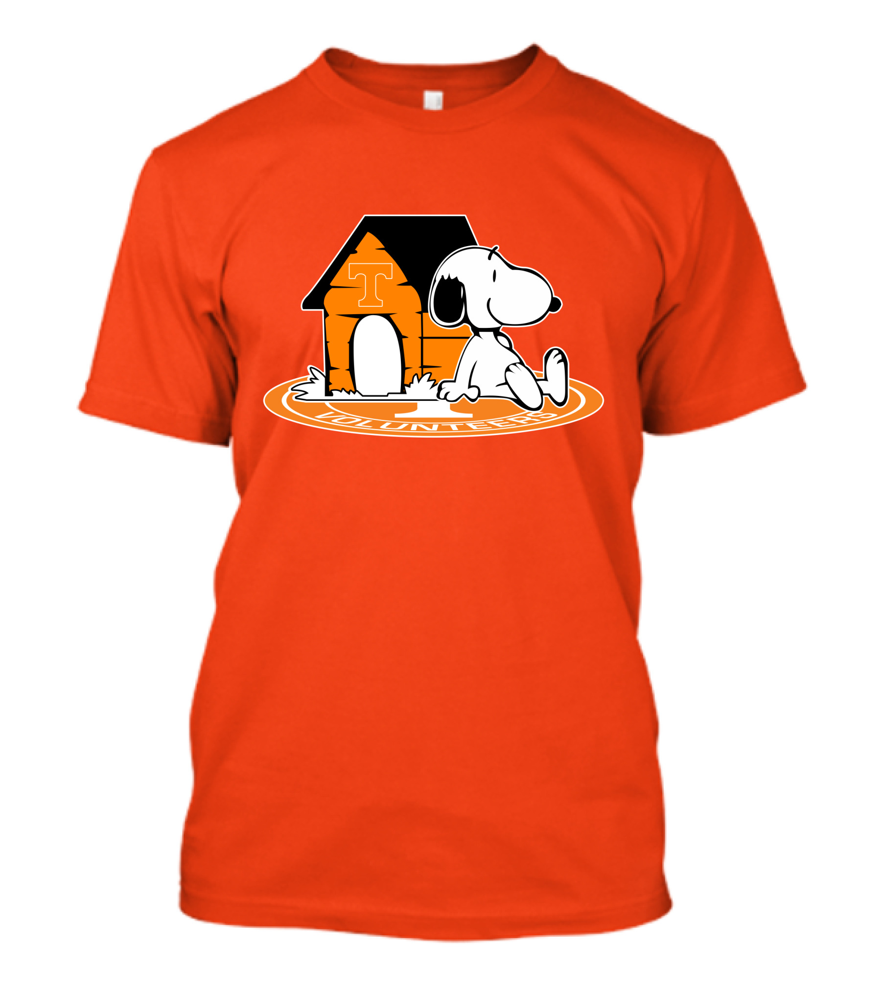 Tennessee Volunteers Football Snoopy Doghouse Fan Now And Forever T-Shirt