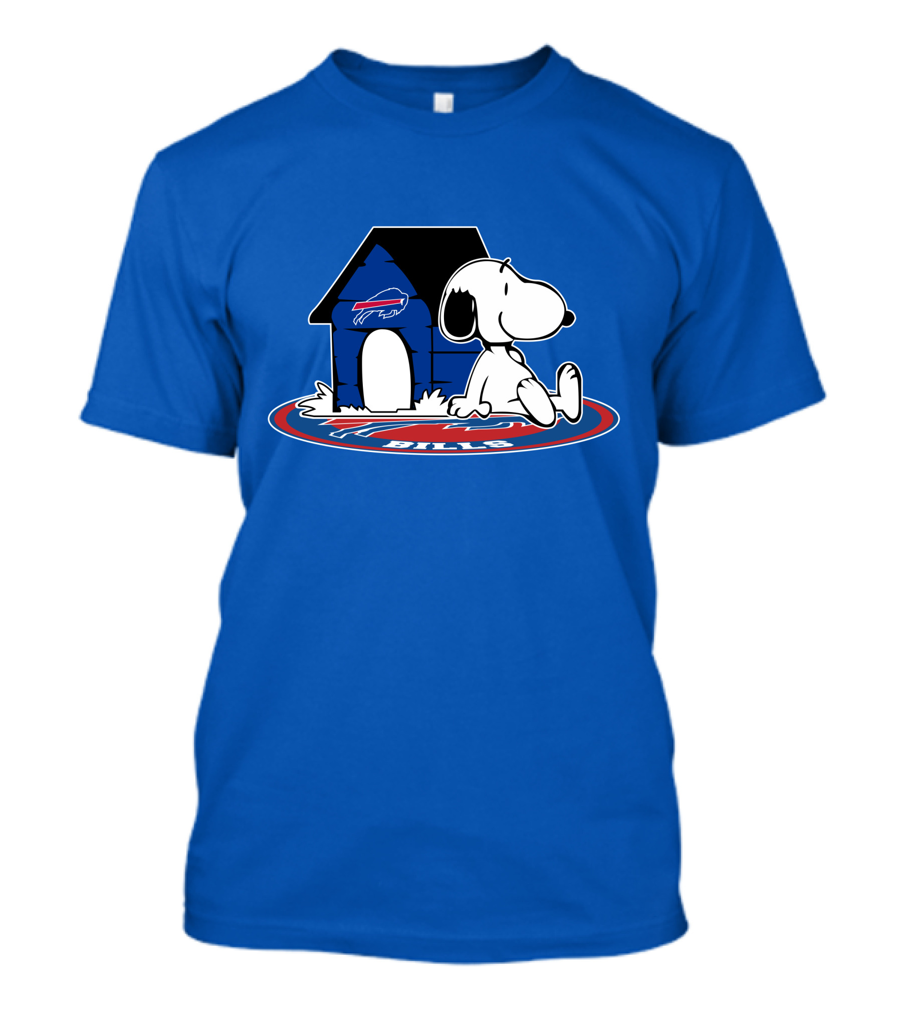Buffalo Bills Fan Now And Forever Snoopy Doghouse T-Shirt