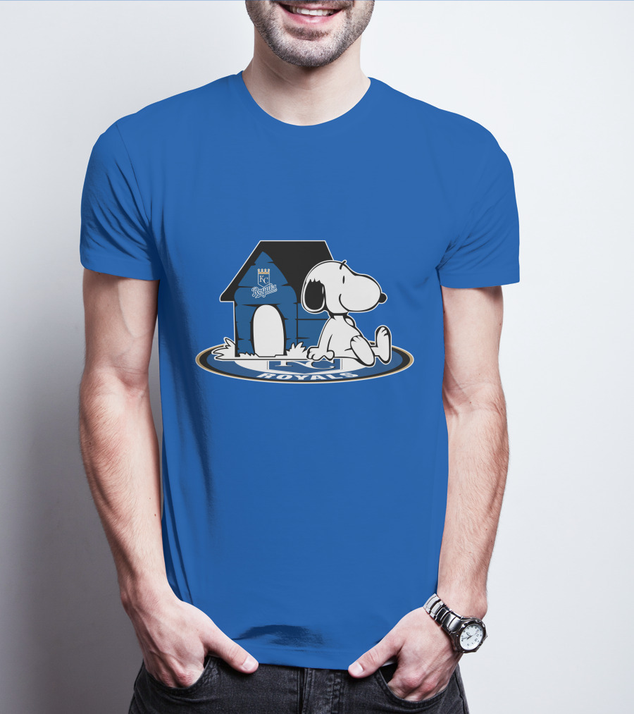 Kansas City Royals Snoopy Fan Forever Loyal T-Shirt