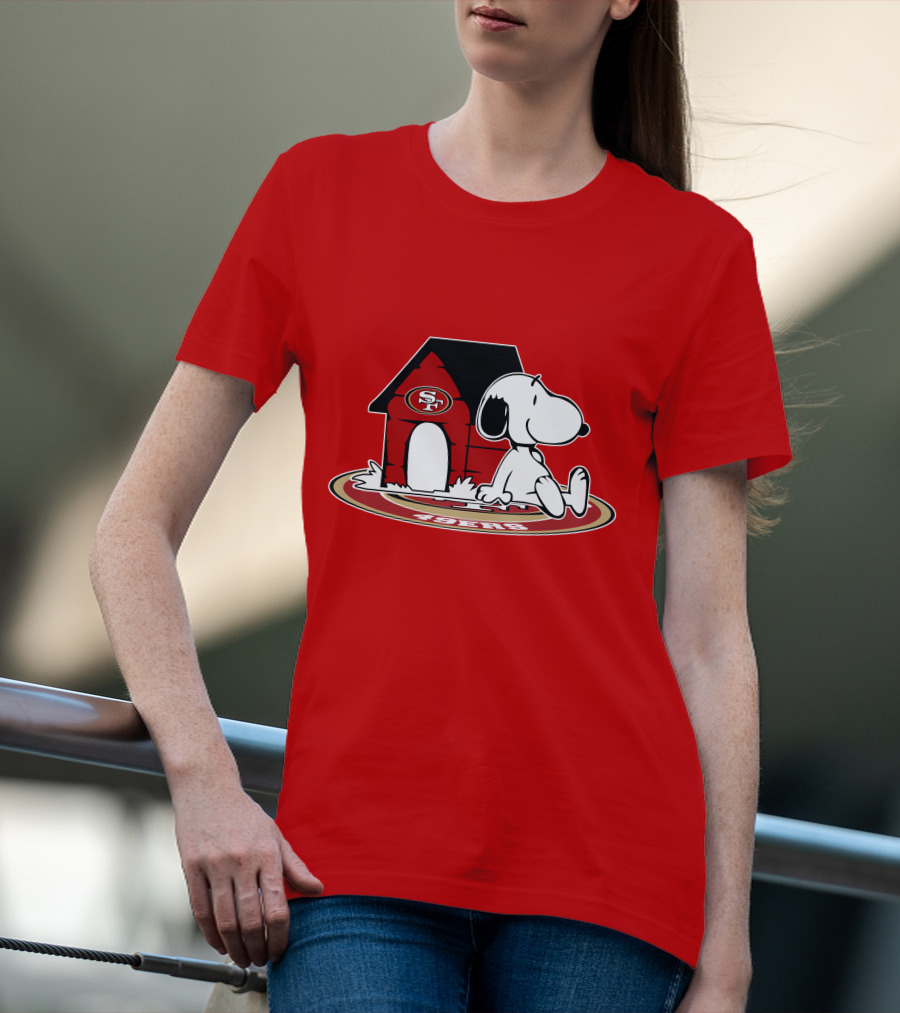 San Francisco 49ers Snoopy Fan Forever T-Shirt