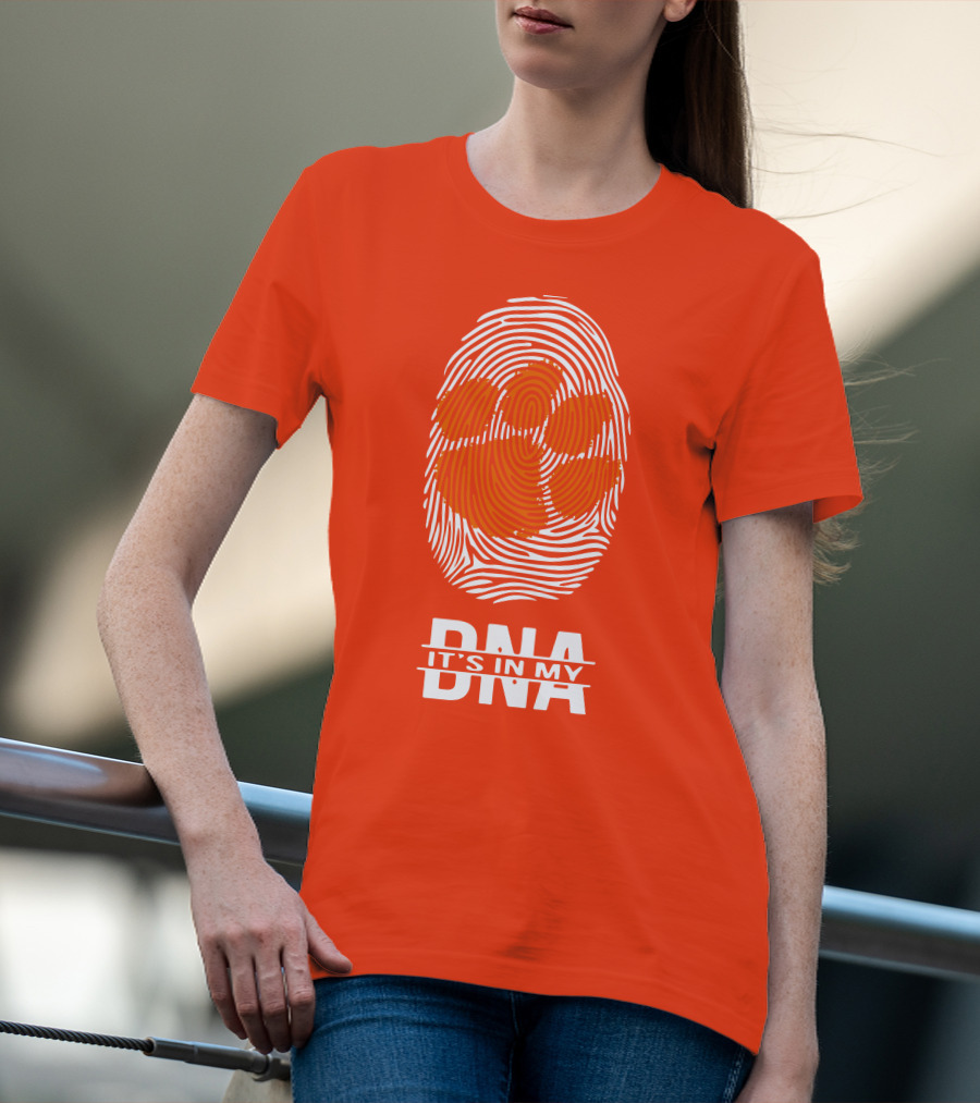 Clemson Tigers It's In My Dna Fingerprint T-Shirt