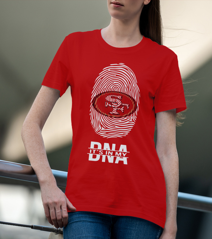 San Francisco 49ers It's In My DNA Fingerprint T-Shirt