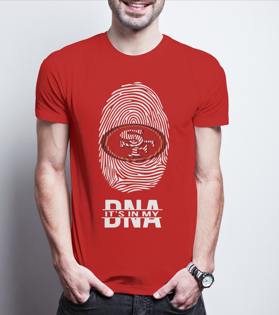 San Francisco 49ers It's In My DNA Fingerprint T-Shirt