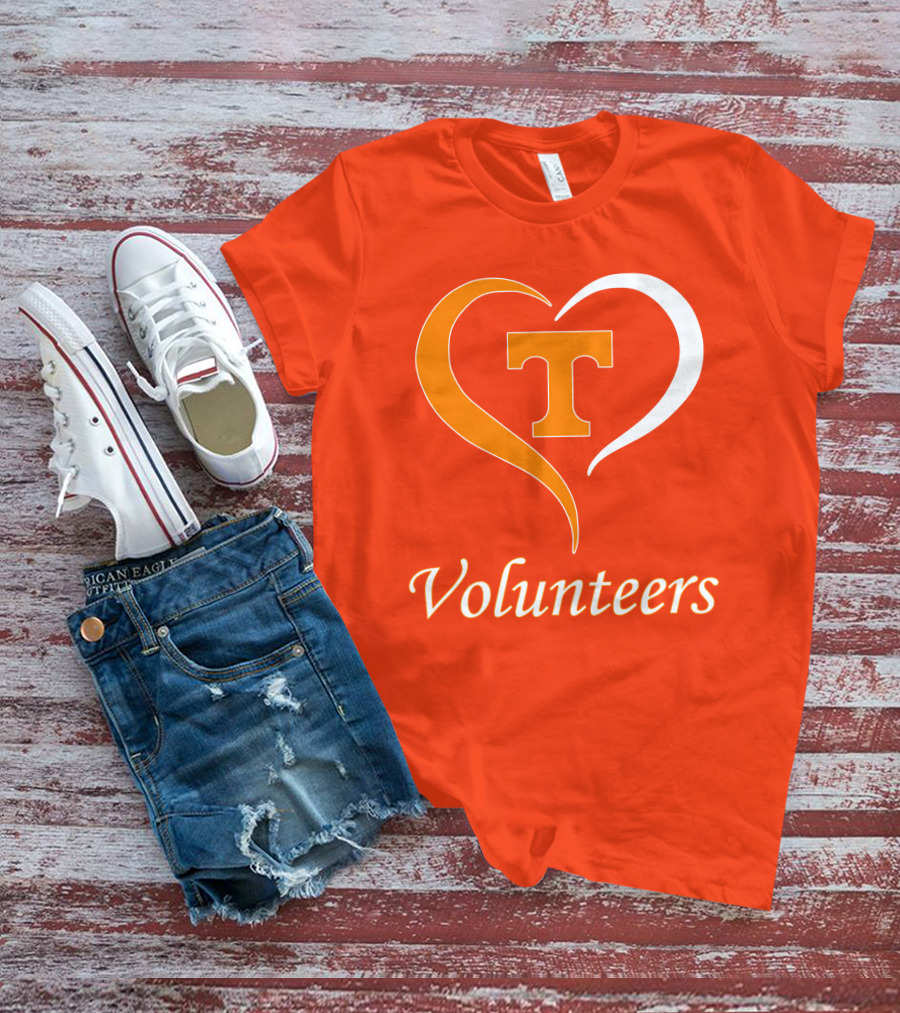 Heart T Tennessee Volunteers T-Shirt