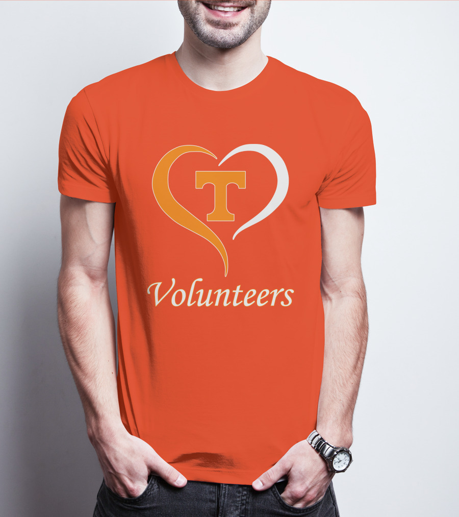 Heart T Tennessee Volunteers T-Shirt