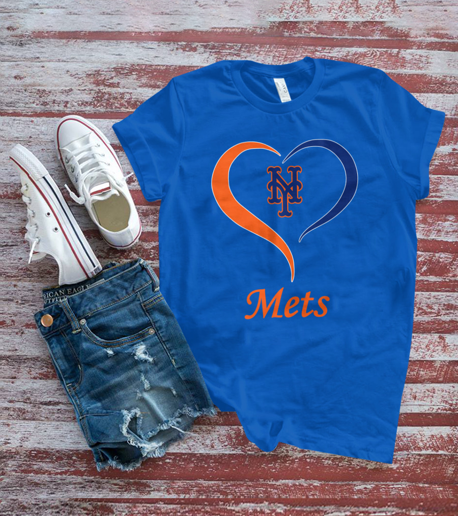 New York Mets Heart Logo Mets T-Shirt