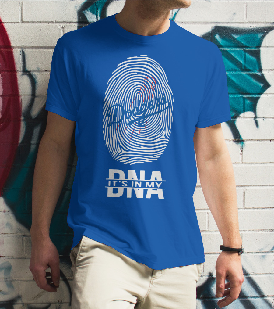 Los Angeles Dodgers Dna It's In My Dna T-Shirt