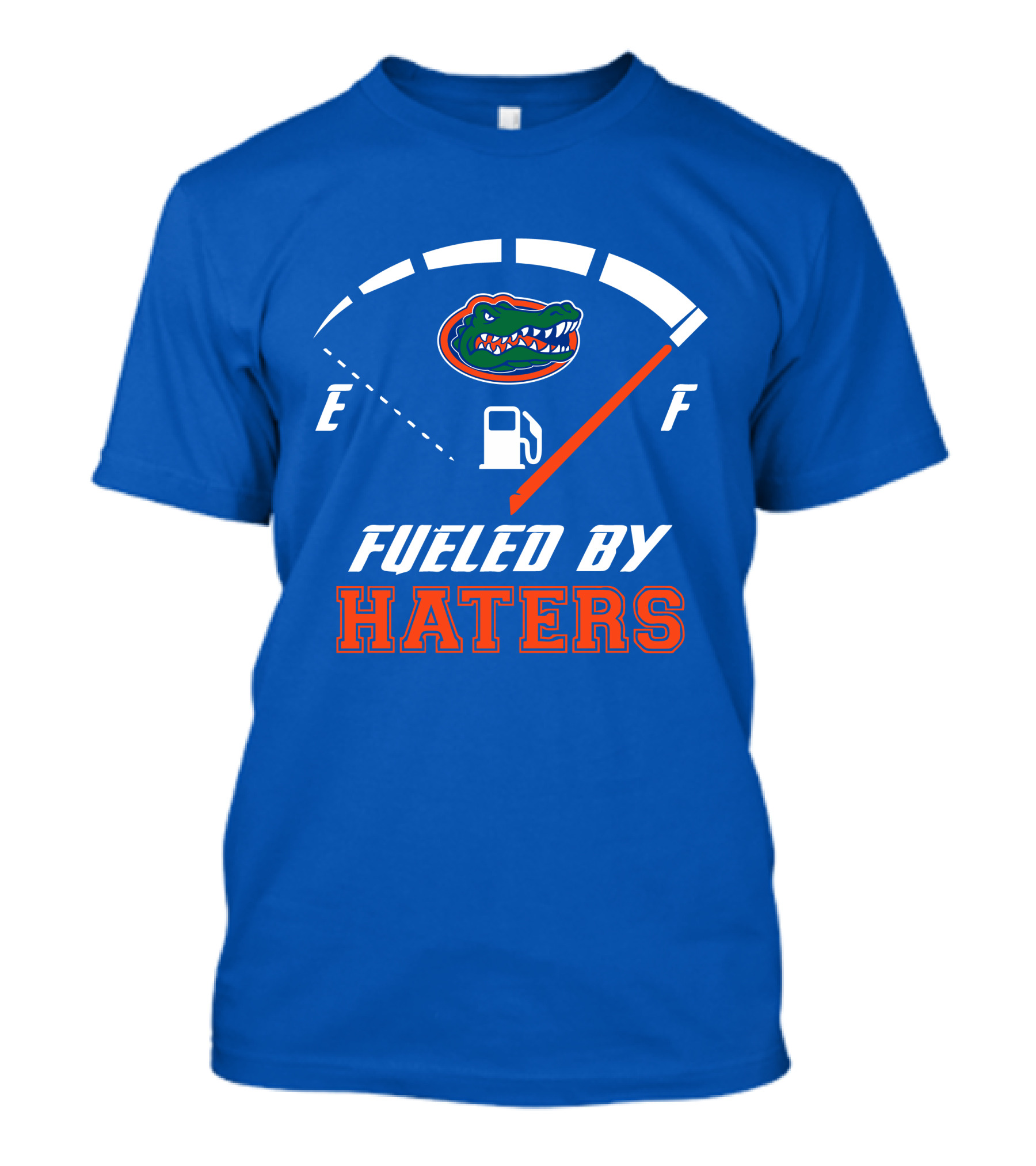 Florida Gators Fueled By Haters Fuel Gauge T-Shirt
