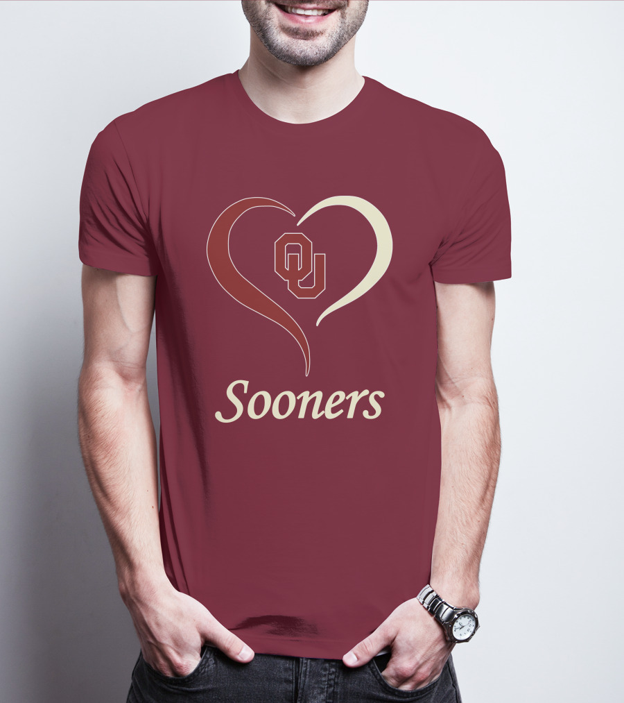 Sooners OU Heart T-Shirt