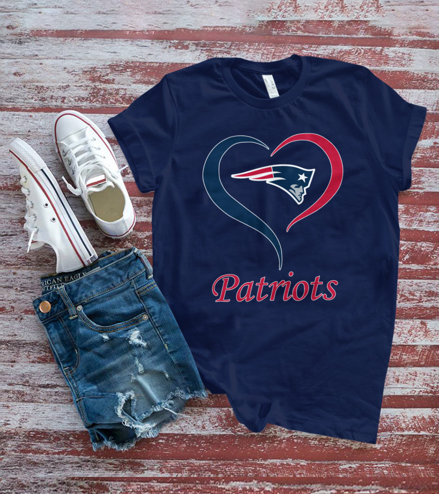 Patriots New England Heart T-Shirt