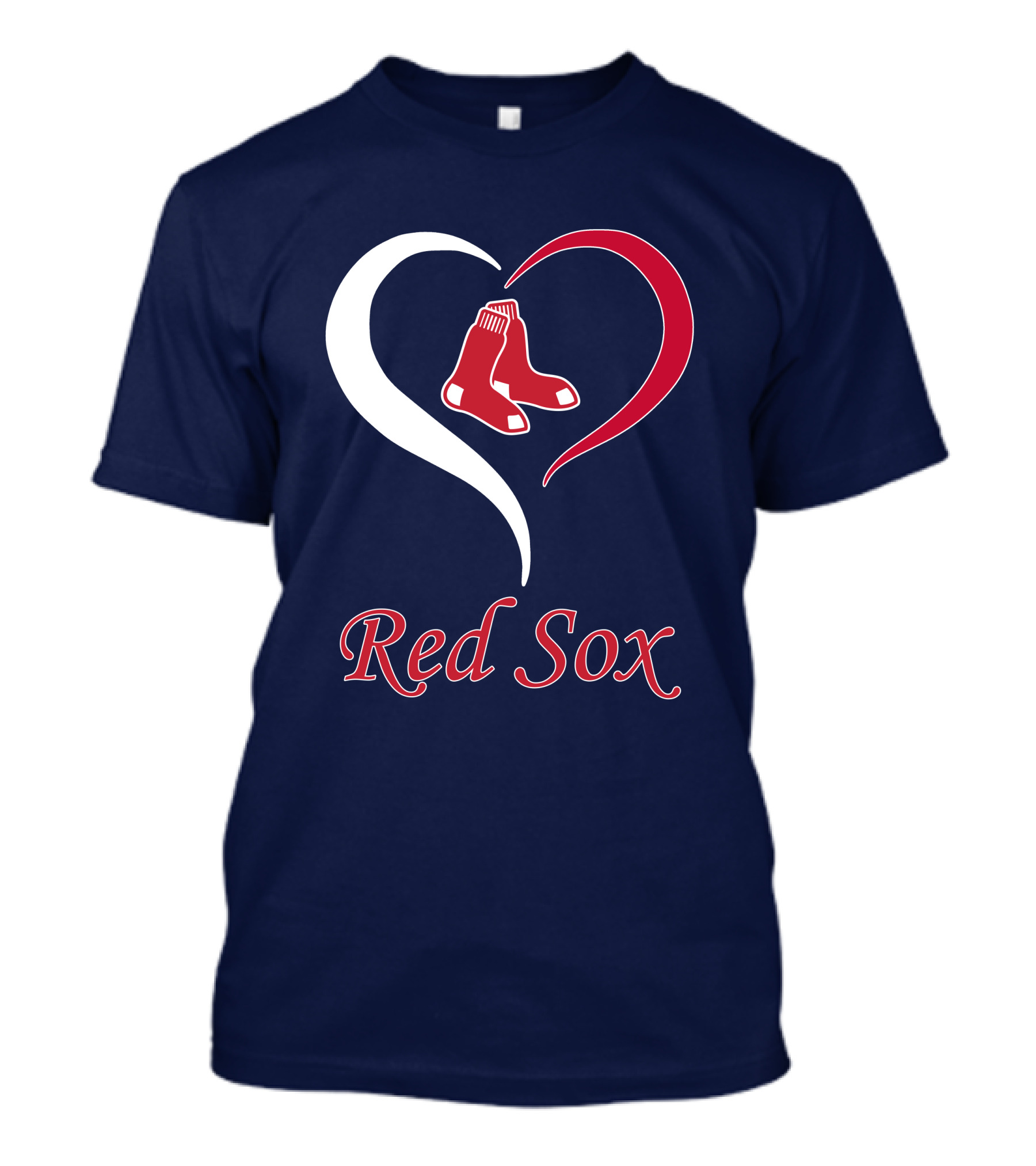 Red Sox Heart Logo Boston Pride T-Shirt