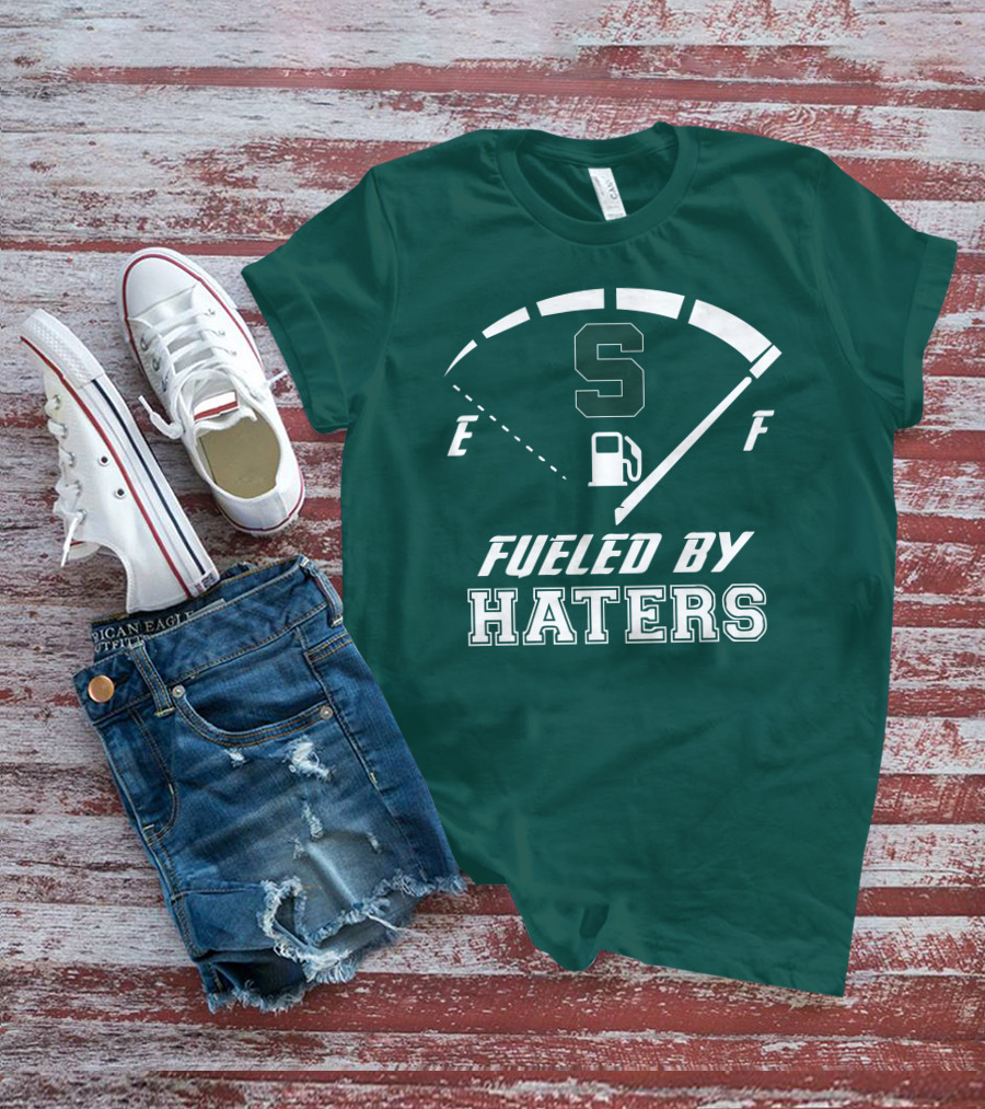 Fueled By Haters Michigan State S Icon Fuel Gauge T-Shirt