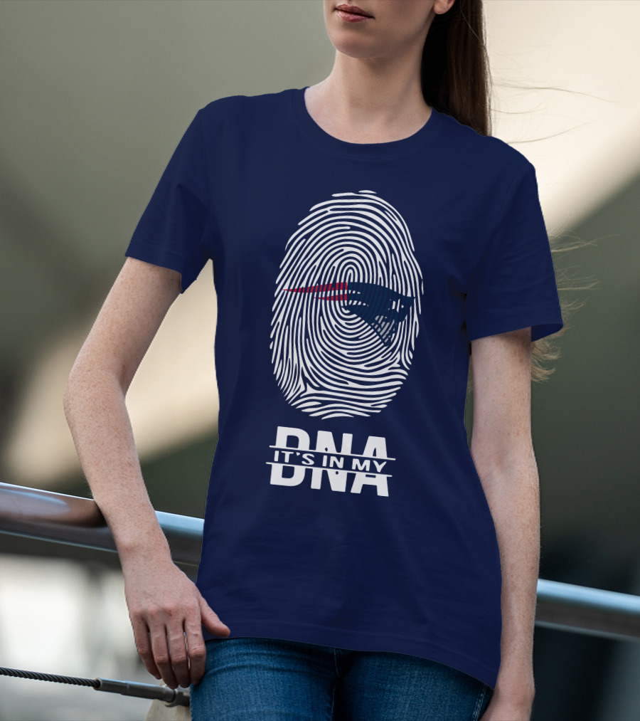 New England Patriots It's In My DNA Fingerprint T-Shirt