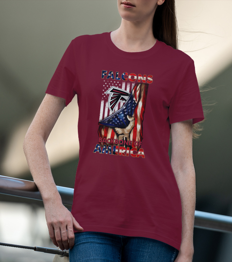 Falcons Backbone Of America Patriots T-Shirt