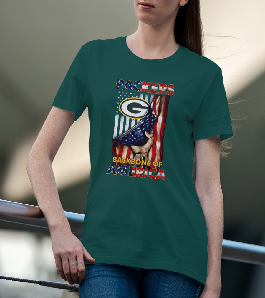 Packers Backbone Of America Green Bay T-Shirt