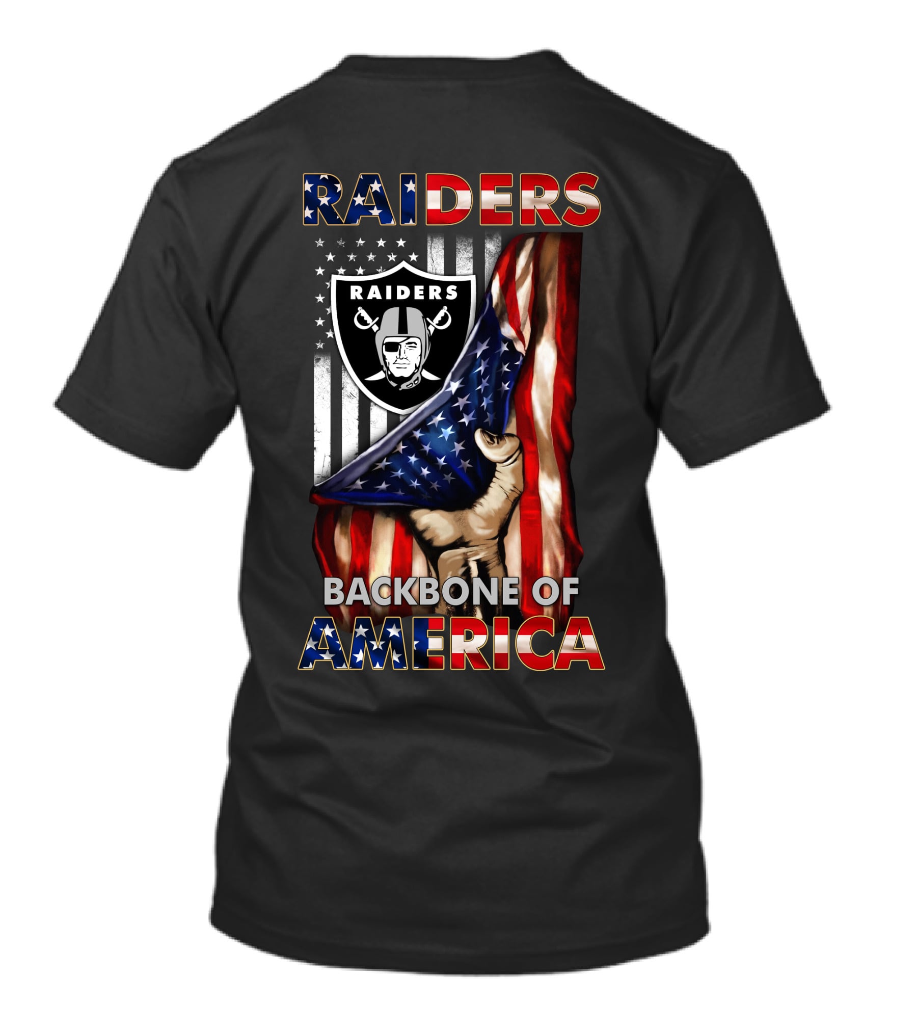 Raiders Backbone Of America T-Shirt