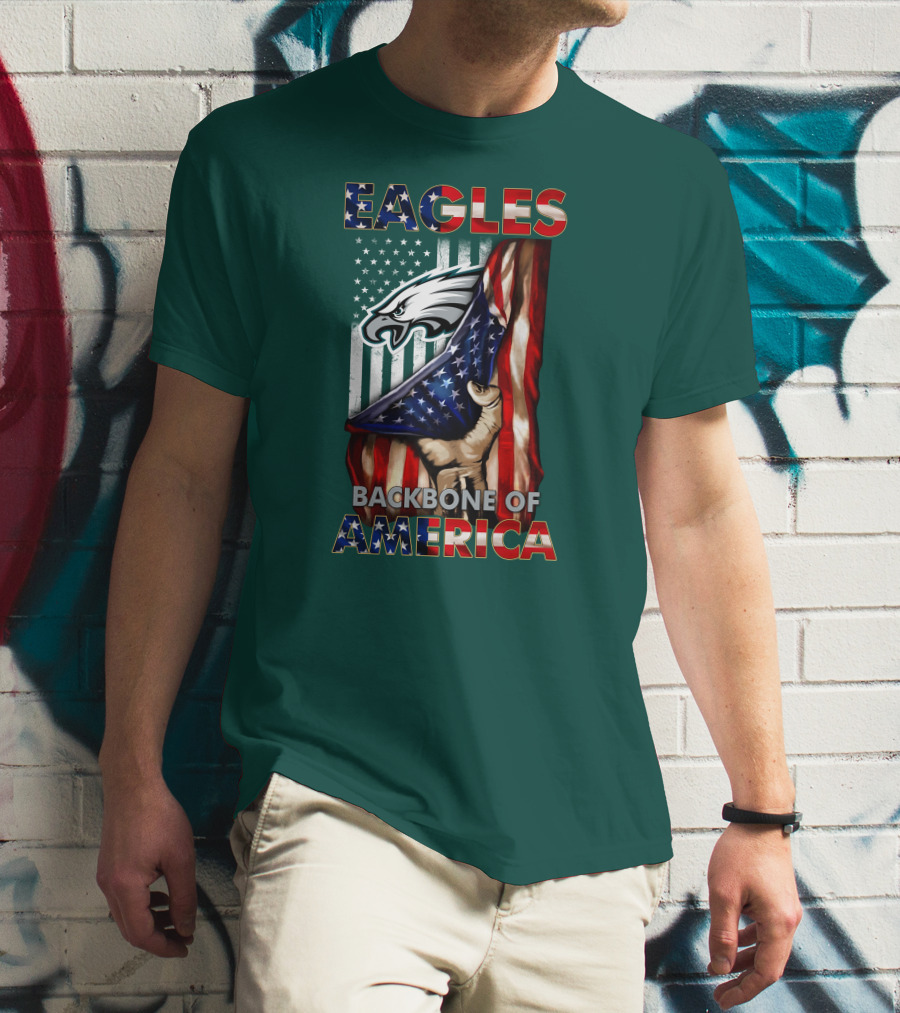 Eagles Backbone Of America Philadelphia T-Shirt