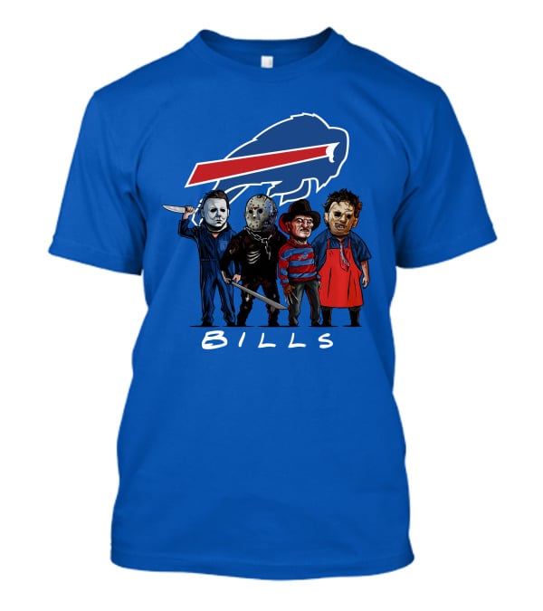 Buffalo Bills Halloween The Slasher Squad Teams Bills T-Shirt