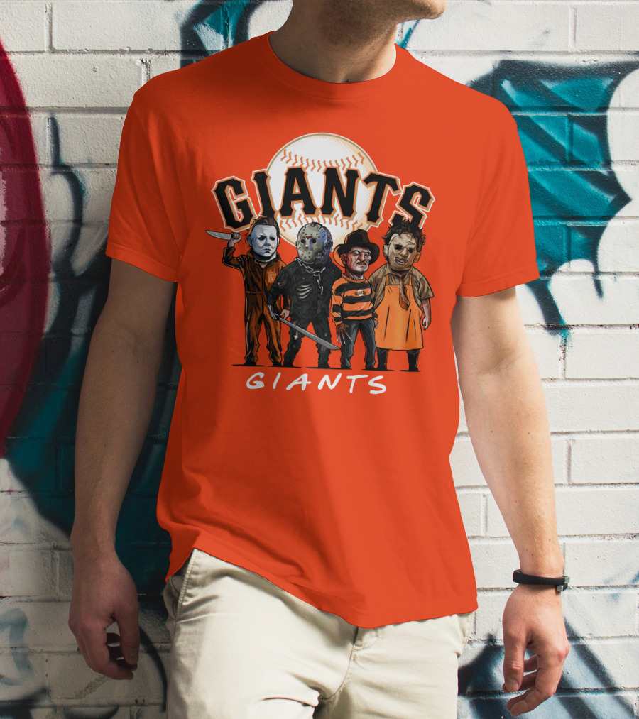 Giants Halloween The Slasher Squad T-Shirt