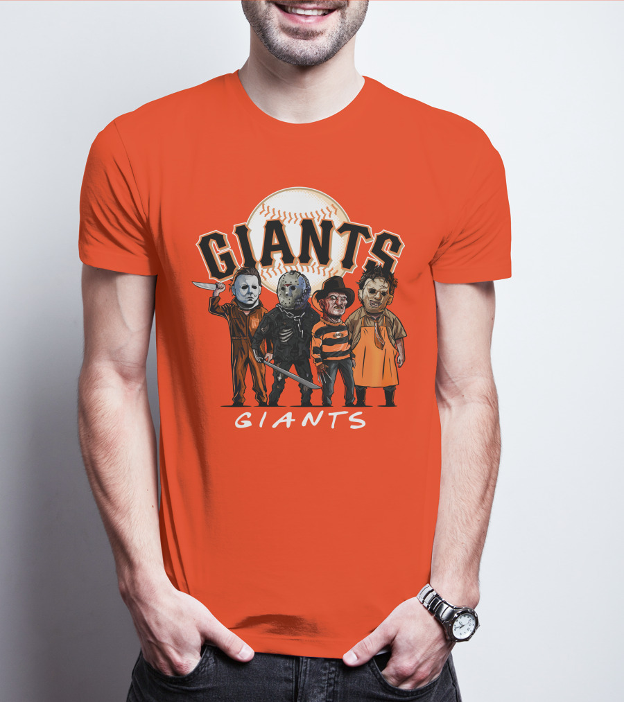 Giants Halloween The Slasher Squad T-Shirt