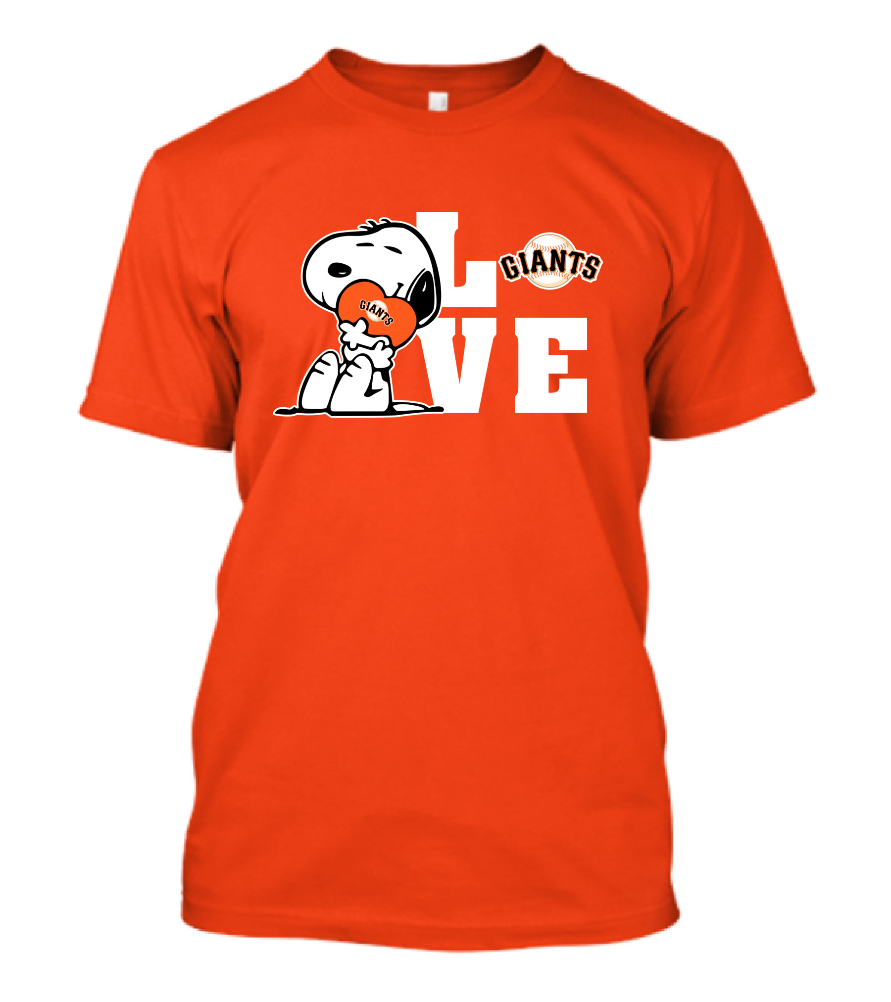 Snoopy Giants Love San Francisco Giants T-Shirt