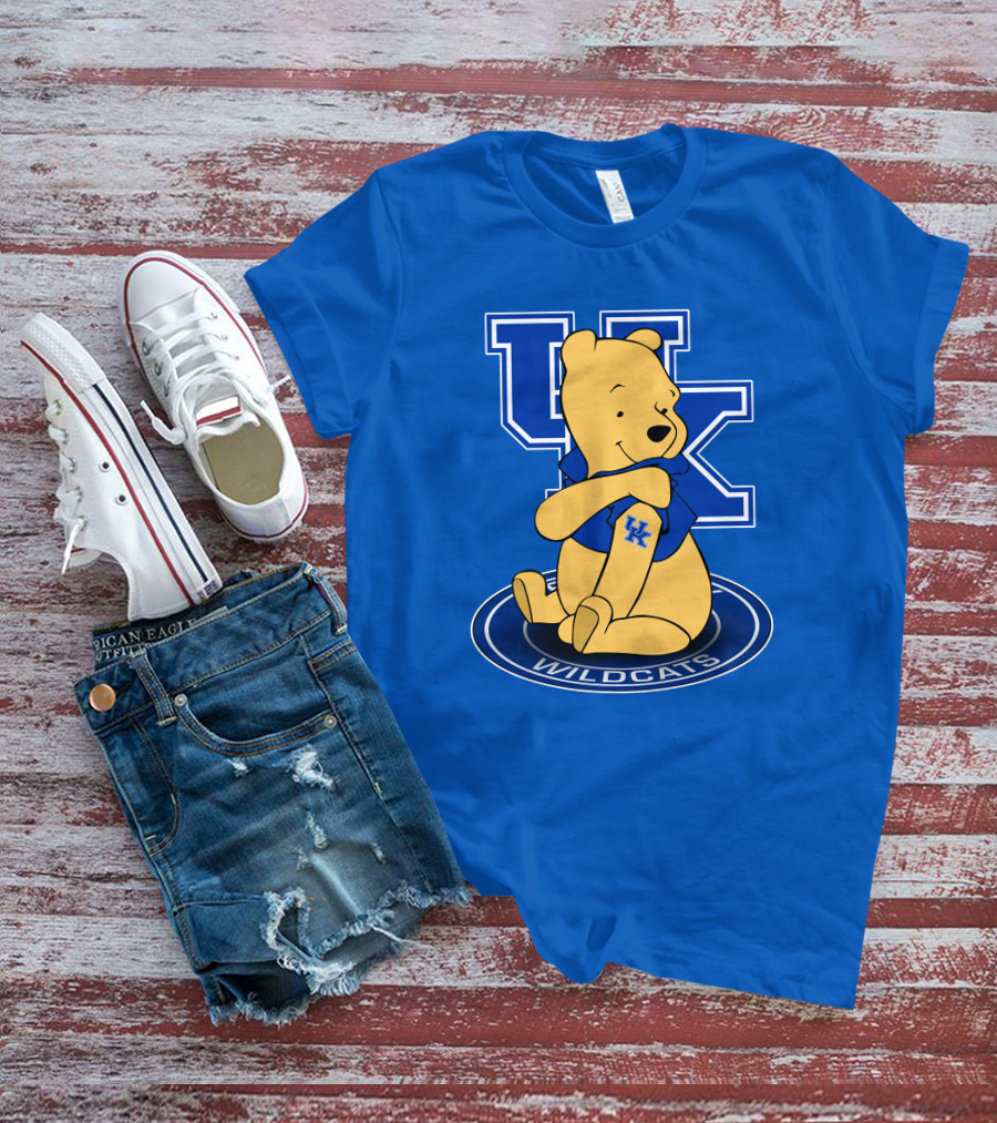 Winnie The Pooh Kentucky Wildcats UK T-Shirt